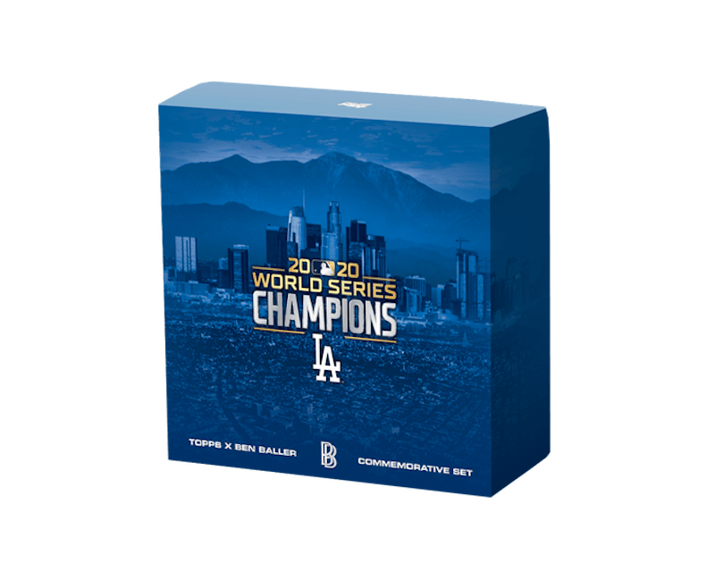 2020 Topps Ben Baller D Los Angeles Dodgers World Series Champion's set Box Set