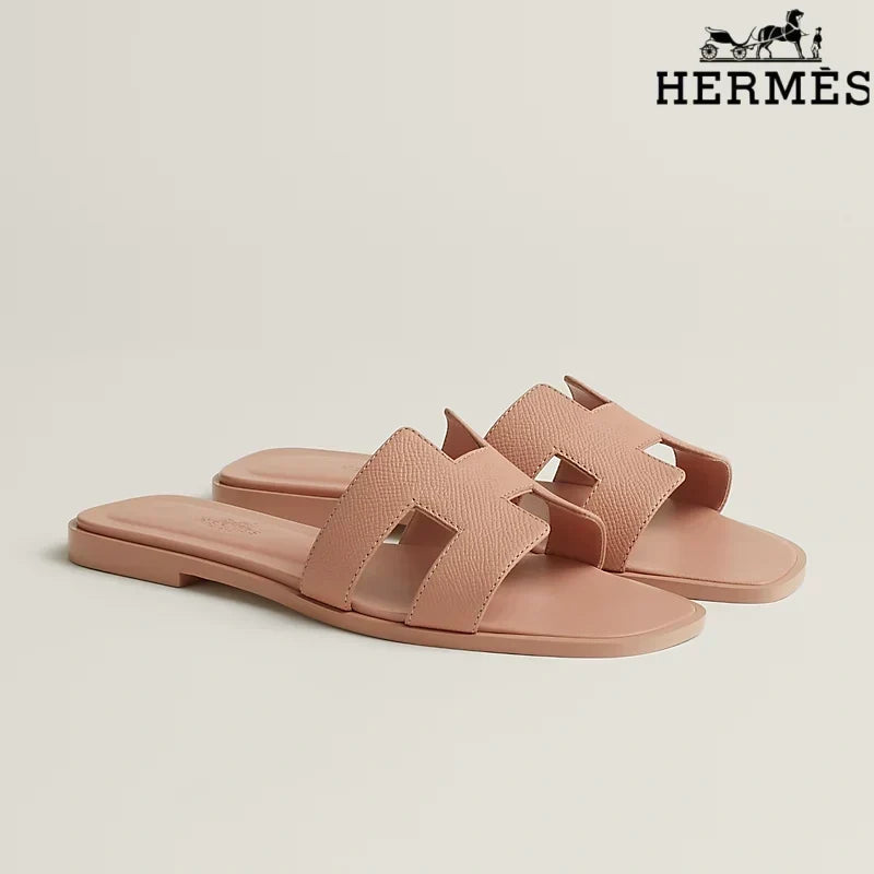Herm¨¨s Oran Nude Flat Sandal