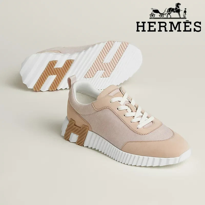 Herm¨¨s Bouncing Pale Pink Sneaker