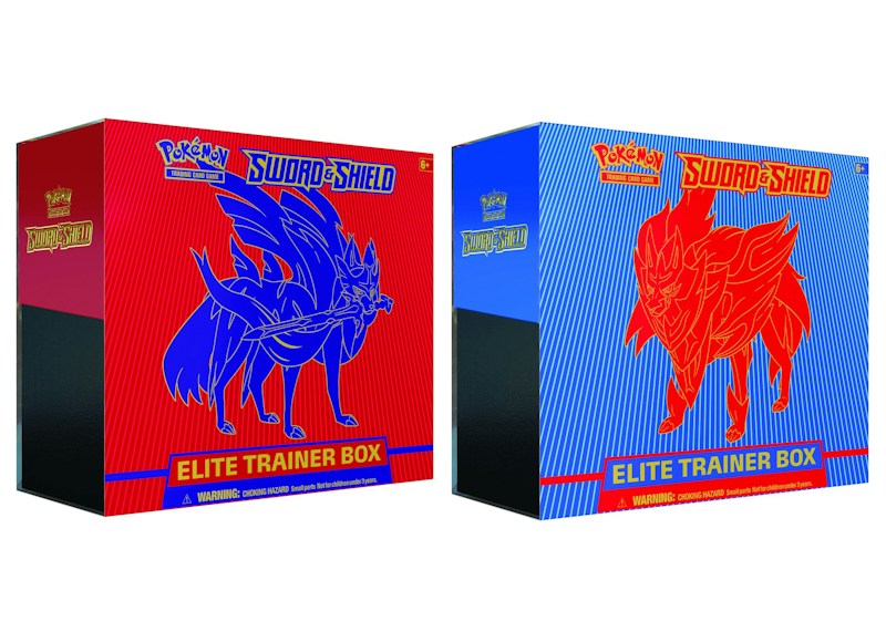 Pok¨¦mon TCG Sword & Shield Zacian/Zamazenta Elite Trainer Box 2x Bundle