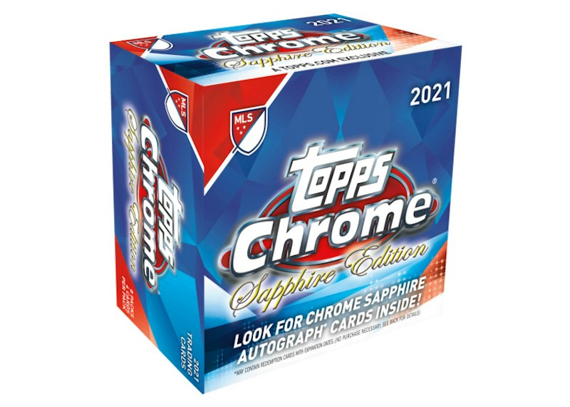 2021 Topps Chrome MLS Sapphire Edition Soccer Hobby Box