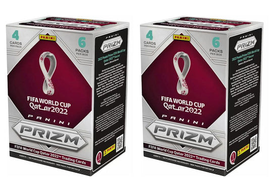 2022 Panini Prizm FIFA World Cup Qatar Soccer Blaster Box 2x Lot