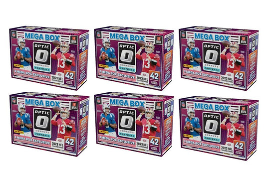 2023 Panini Donruss Optic Football Mega Box (Green Hyper Parallels) 6x Lot
