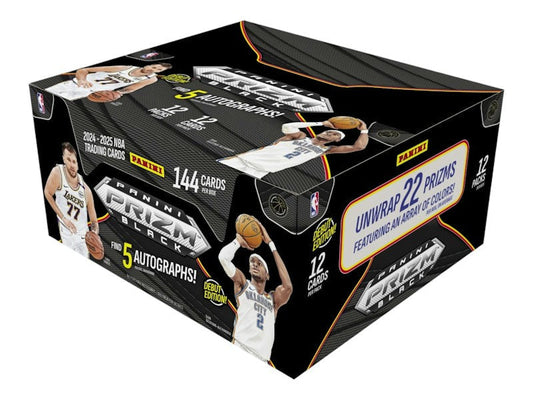 2024-25 Panini Prizm Black Basketball Hobby Box