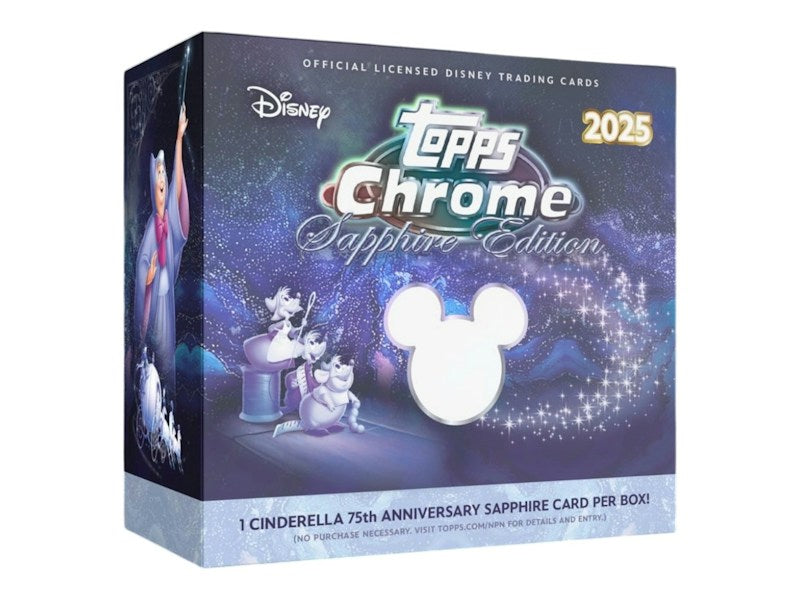 2025 Disney Topps Chrome Sapphire Edition Box