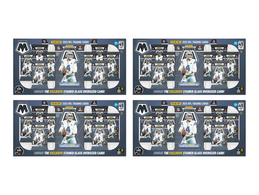 2025 Panini Mosaic Football Costco Exclusive Bundle Box 4x Lot