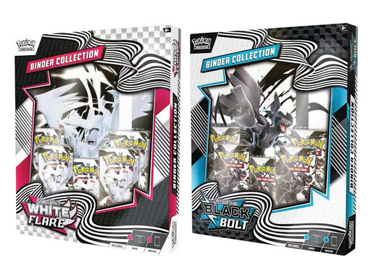 2025 Pok¨¦mon Scarlet & Violet Black Bolt & White Flare Binder Collection