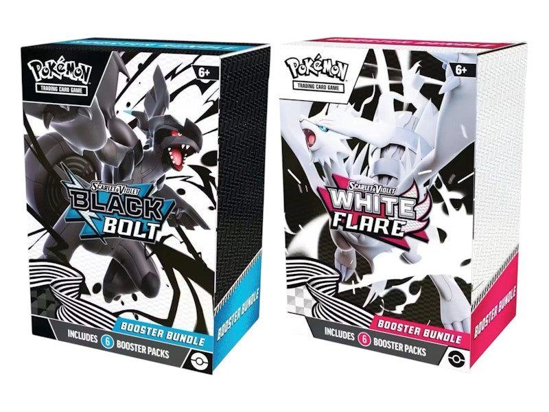 2025 Pok¨¦mon Scarlet & Violet Black Bolt & White Flare Booster Bundle