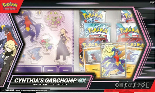 2025 Pok¨¦mon Scarlet & Violet Cynthia's Garchomp ex Premium Collection Box