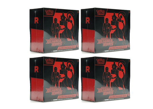 2025 Pok¨¦mon Scarlet & Violet Destined Rivals Elite Trainer Box 4x Lot