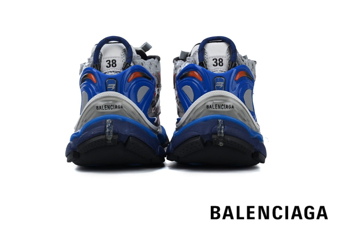 Balenciaga Runner men's shoes  women sneakers¨C Olive Green