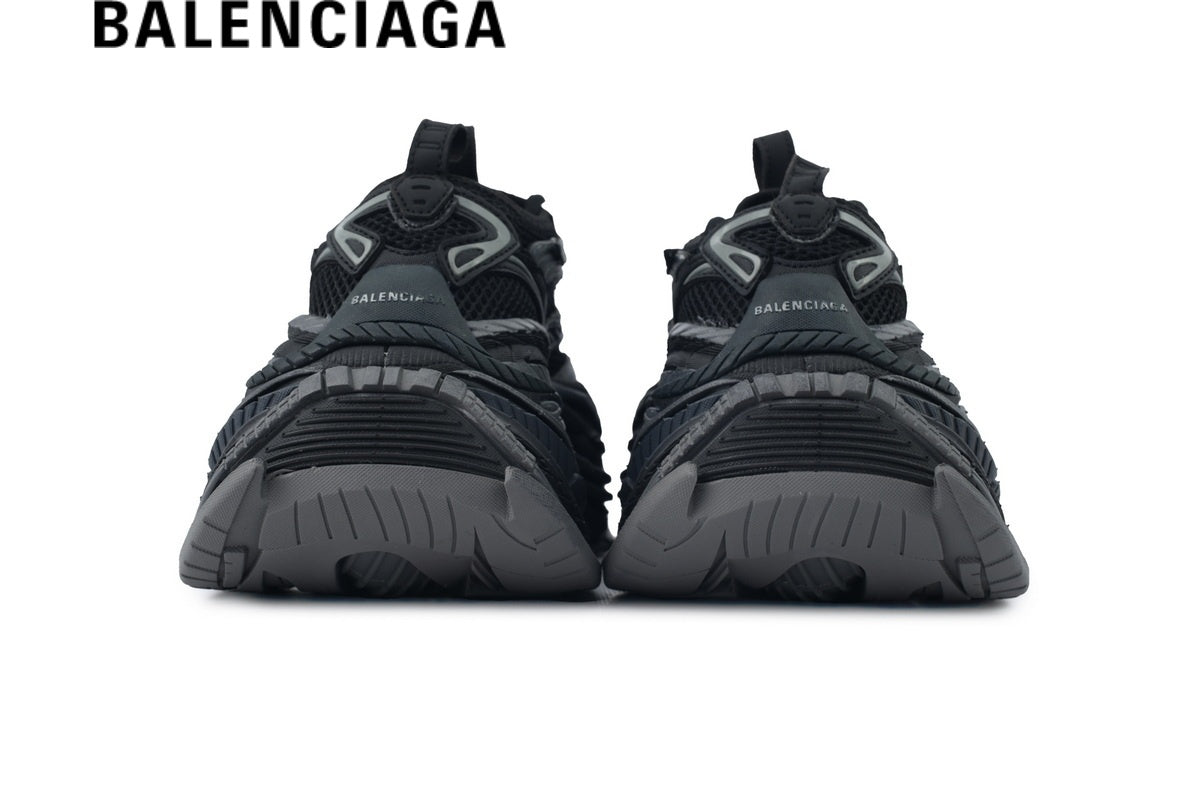 Balenciaga Cargo men's shoes  women sneakers in Black and Grey
