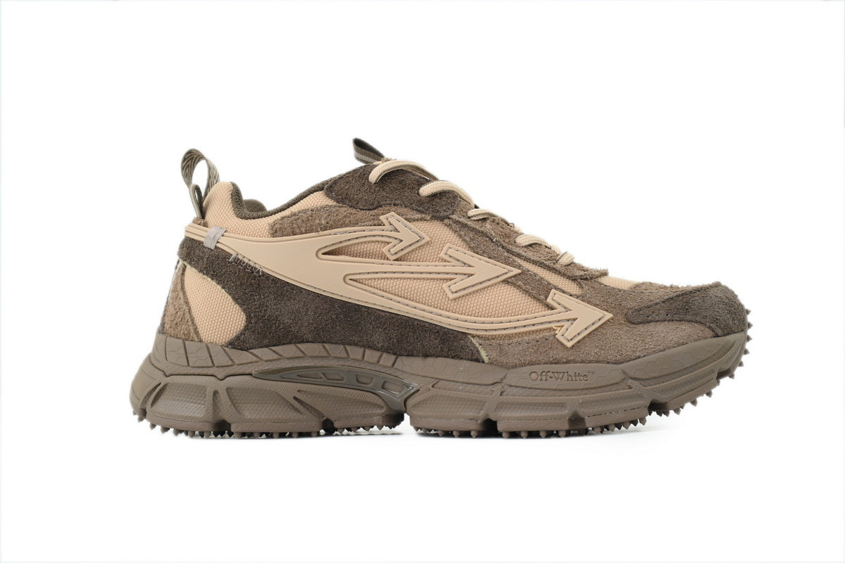 Off-White Be Right Back Women's Men's Brown & Tan Chunky Sneakers