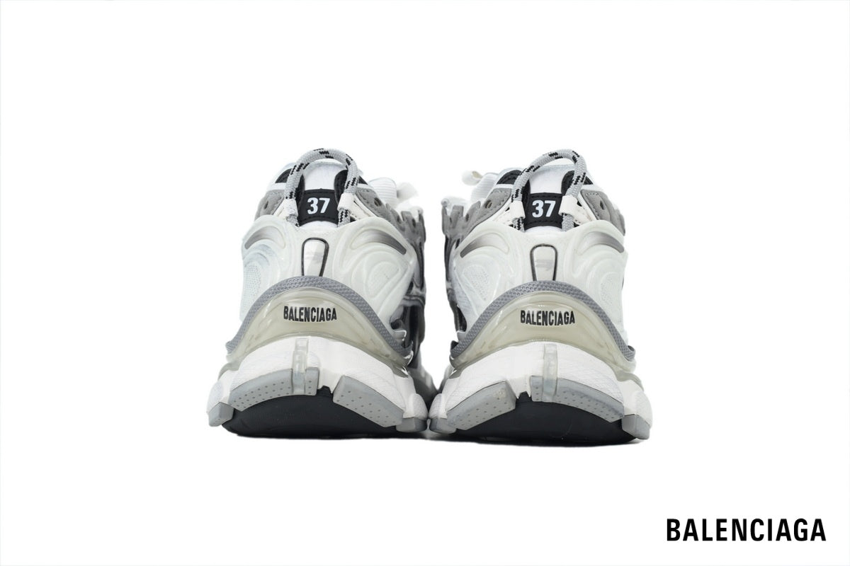 Balenciaga Runner men's shoes  women sneakers ¨C White, Black & Grey