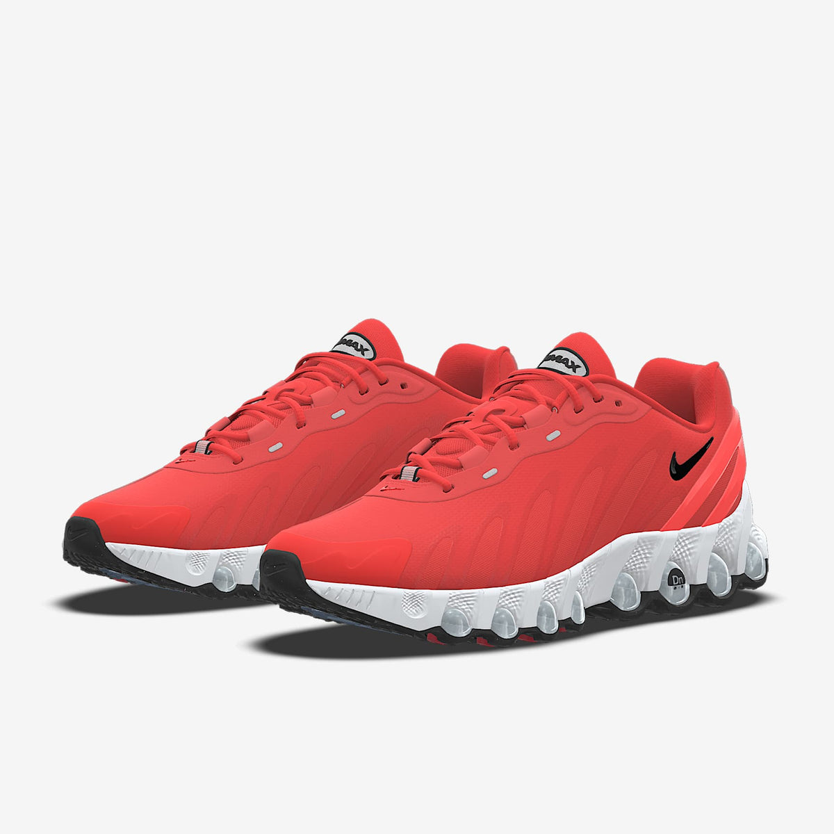 Nike Air Max DN By You ¨C Bright Red/Black/White Custom Sneaker