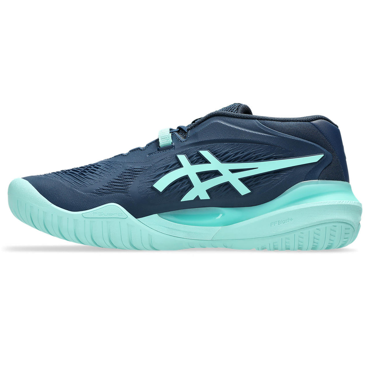 Asics womens shoes  neutral running shoes mens  sneakers Gel-Resolution ¨C Navy/Mint/Turquoise Tennis Sneaker
