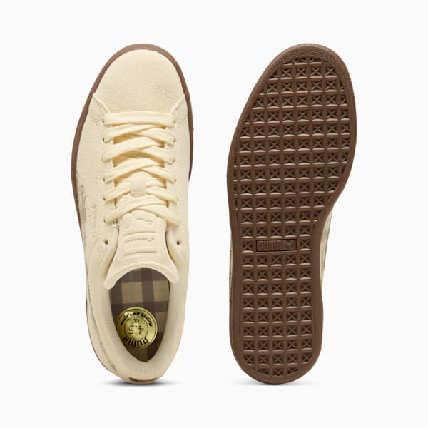 Puma Suede ¡ª Cream / Plaid puma shoes for men  womens shoes  roma shoes