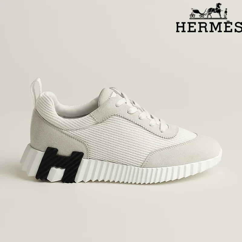 Herm¨¨s womens shoes men sneaker White Electric Sneakers