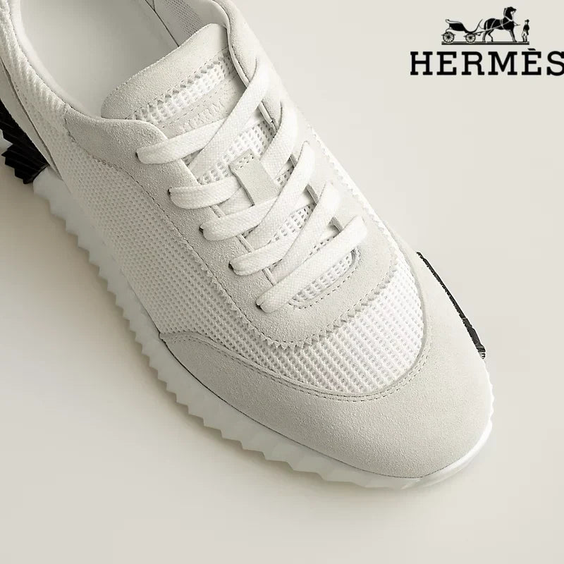 Herm¨¨s womens shoes men sneaker White Electric Sneakers