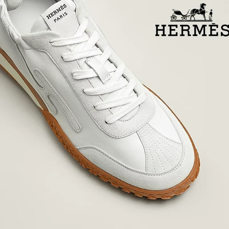 Herm¨¨s Jet Sneaker in Blanc