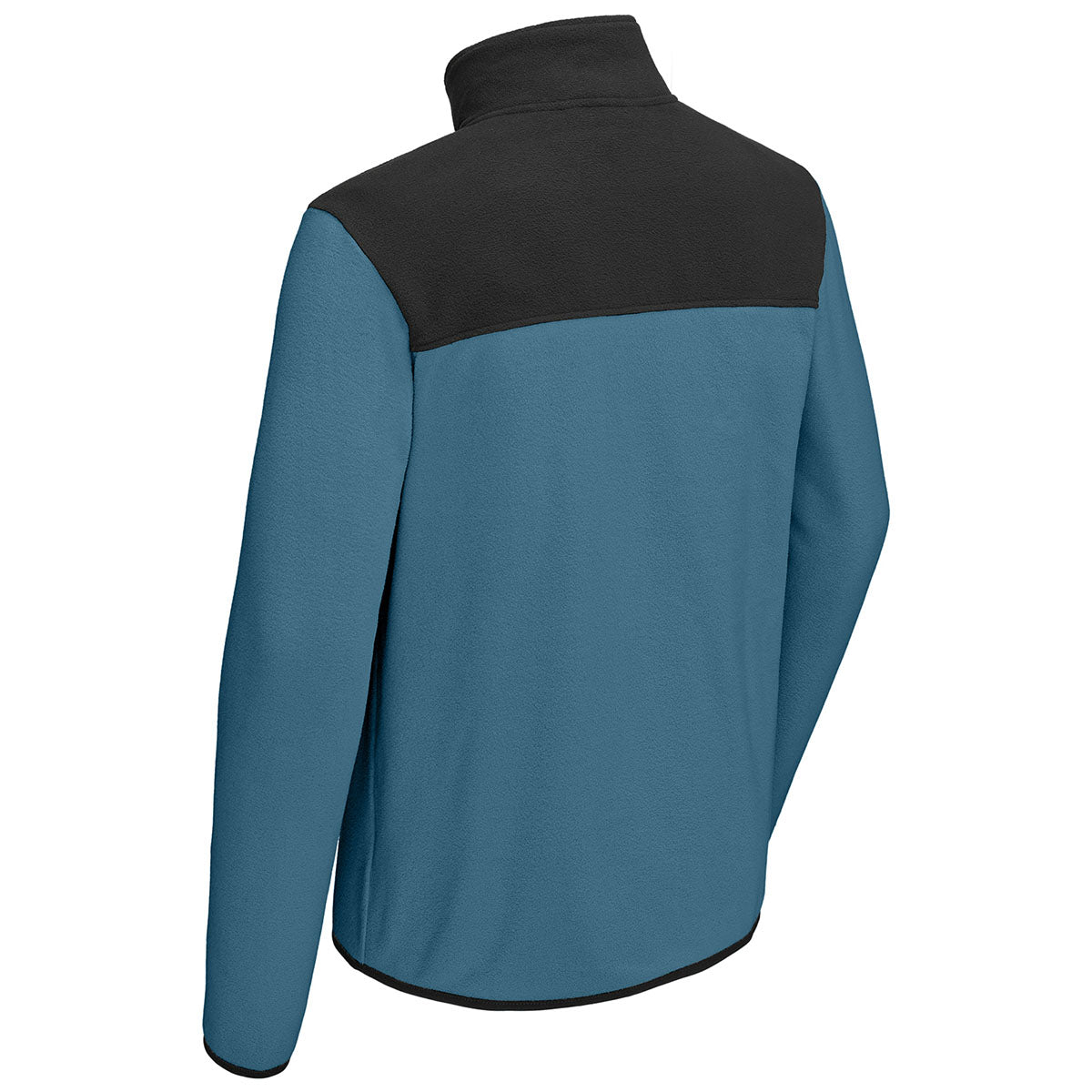 The North Face Men's Shady Blue/TNF Black Glacier 1/4-Zip Fleece
