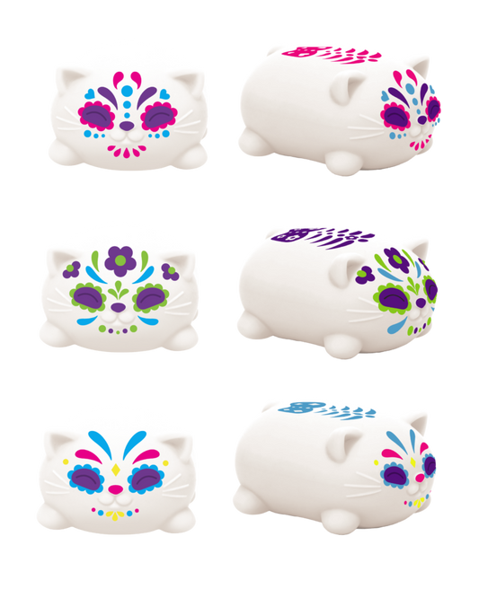 NeeDoh Sugar Skull Cool Cats sensory toy