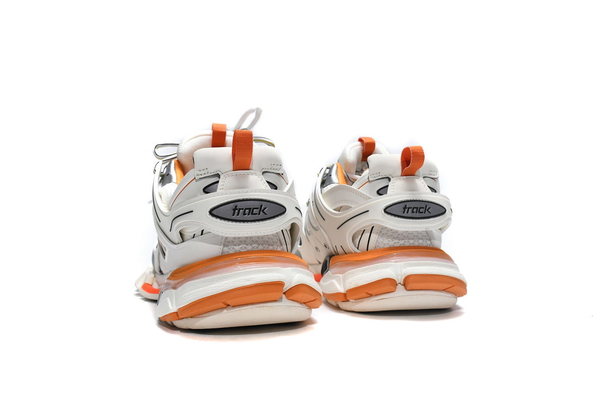 Balenciaga men's shoes  Track Sneakers  balenciaga runners White-orange